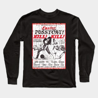 Vintage Faster, Pussycat! Kill! Kill! Faster 1980s Long Sleeve T-Shirt